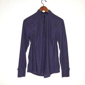 Avia 1/4 Zip Athletic Top Purple Small